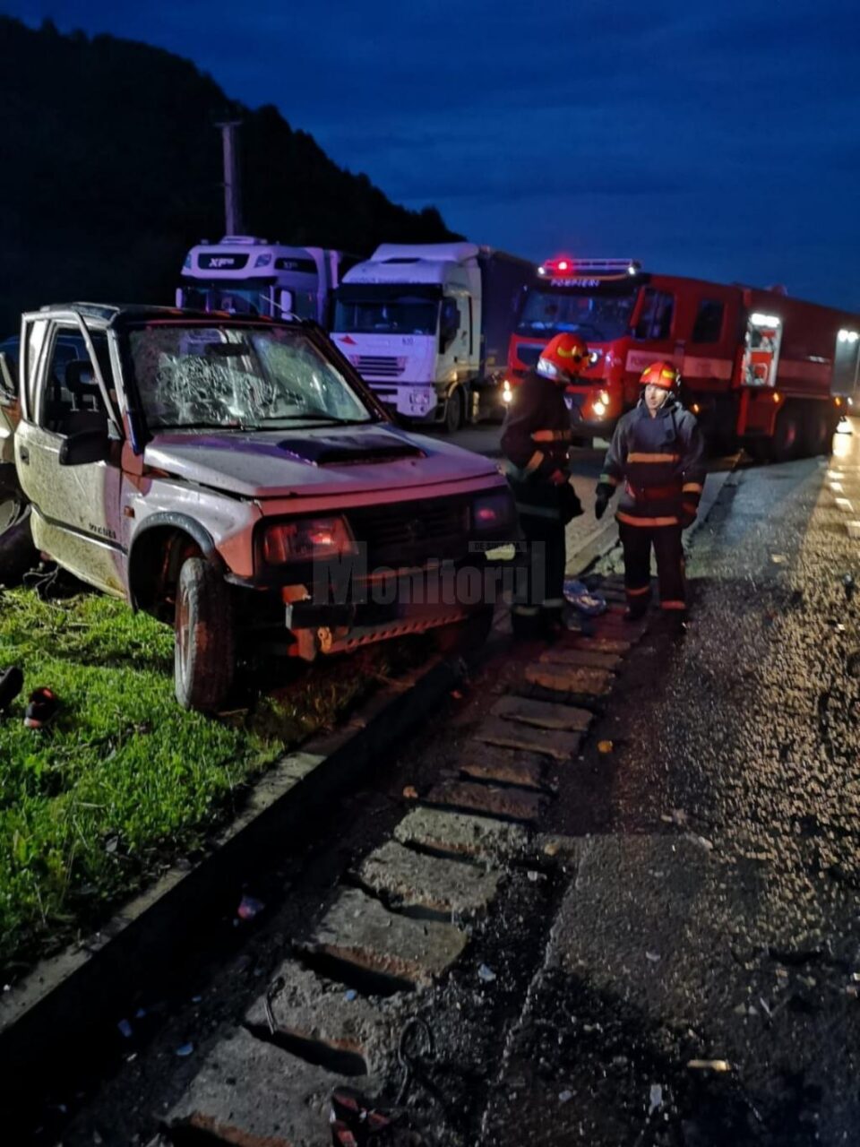 Autoturismul de teren din care si a pierdut viata barbatul