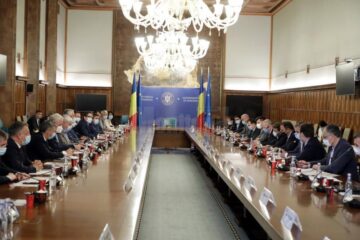 Discuțiile au fost purtate la Palatul Victoria, cu membrii Guvernului