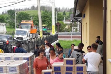 Pachete cu produse de igienă