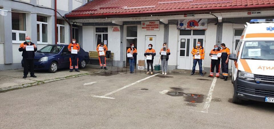 Protest Ambulanță Suceava Protest Ambulanță Suceava