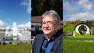 Parcul Hobbiților și fântână arteziană muzicală cu jeturi de până la 35 de metri înălțime