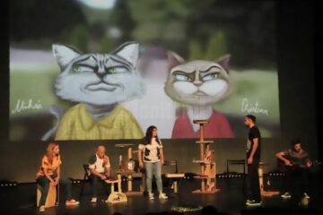 Pisici va fi primul spectacol în aer liber al Teatrului "Matei Vișniec", de la reluarea activității