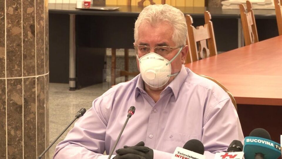 Primarul Sucevei, Ion Lungu, în conferință de presă, pe timp de pandemie