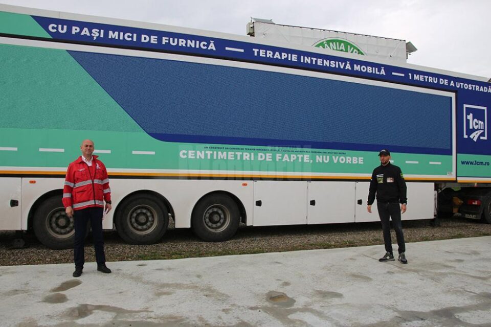 Unitatea de Terapie Intesivă Mobilă a fost donată de Ștefan Mandachi Spitalului Județean Suceava