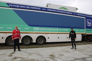 Unitatea de Terapie Intesivă Mobilă a fost donată de Ștefan Mandachi Spitalului Județean Suceava