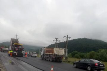 Lucrări pe DN 17, pe porțiunea Frasin-Humor