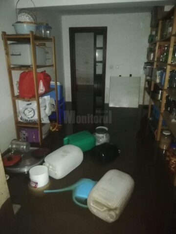 Beci inundat dupa ploaie