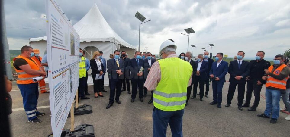 Lui Ludovic Orban i-a fost prezentat stadiul lucrărilor la centura Sucevei