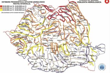 Cod roșu de inundatii în bazinele hidrografice Suceava, Moldova și Bistrița