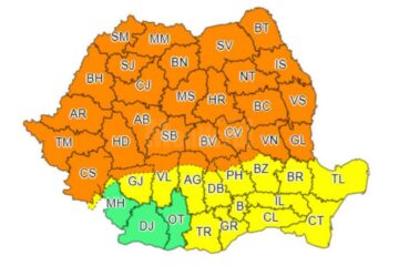 Cod portocaliu 22-23 iunie 2020