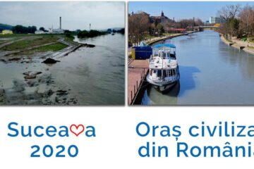 Cușnir face o comparație între cum arată șantierul zonei de agrement și cum este amenajat un râu în alt oraș