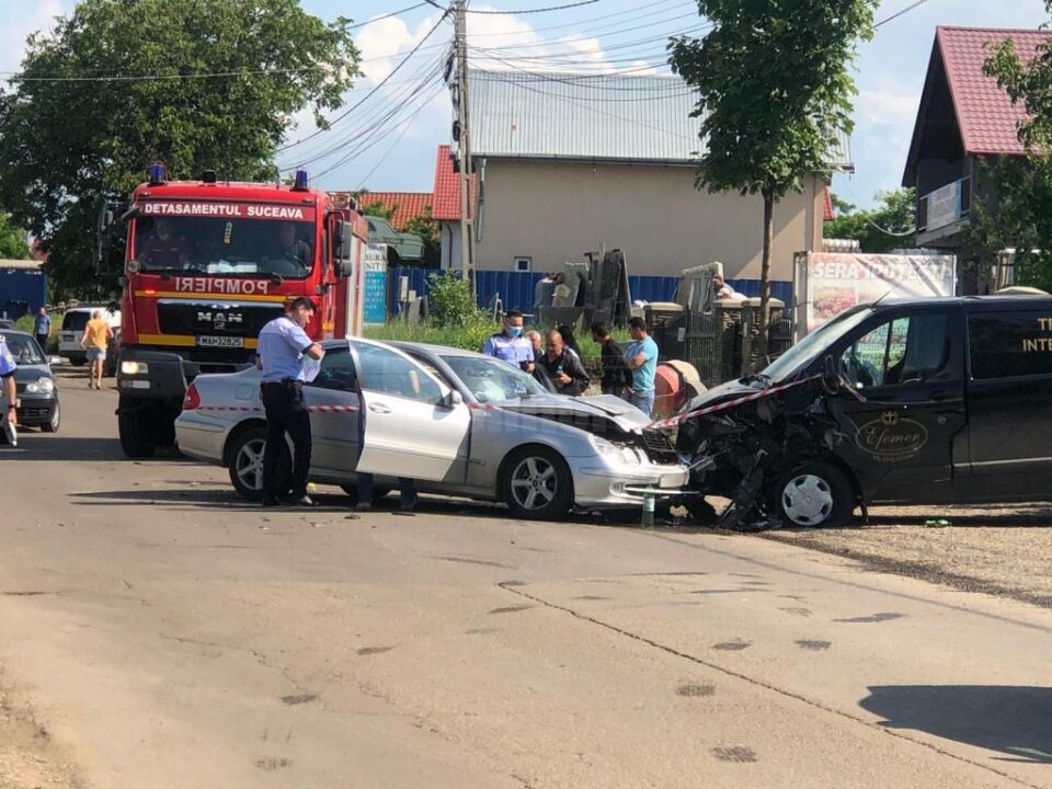 Accidentul s-a petrecut joi după-amiază