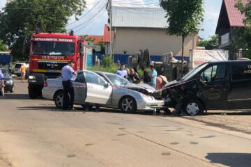 Accidentul s-a petrecut joi după-amiază