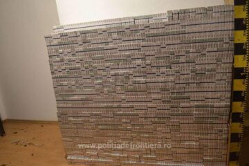 Țigări de aproape 12.000 de euro, confiscate la Straja
