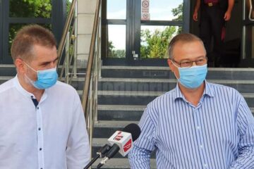 Dr. Valeriu Gavrilovici și dr. Anatolii Buzdugan, la finalul mandatului la conducerea SJU