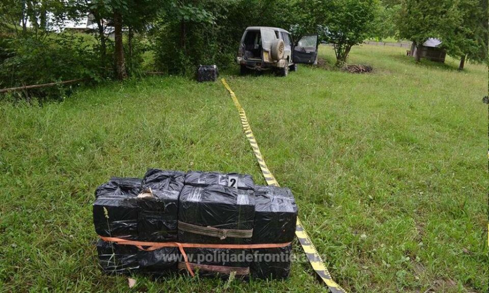 Focuri de armă pentru interceptarea unui transport de țigări de 25.000 de euro