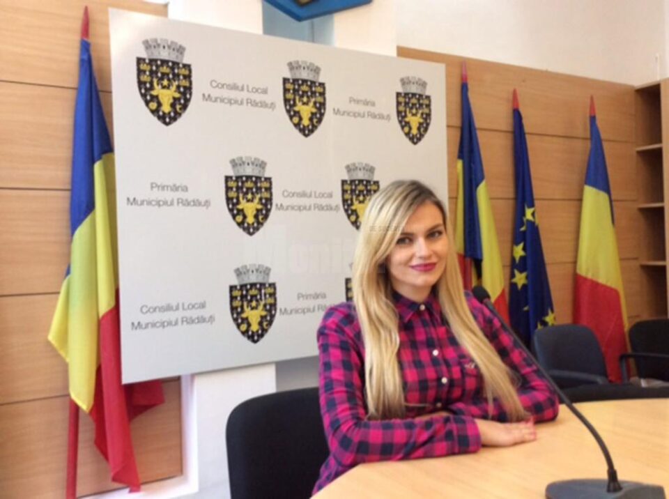 Purtătorul de cuvânt al Primăriei Rădăuți, Bianca Cepil