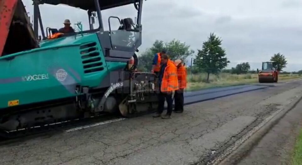Drumul național DN 2H a intrat în reparații