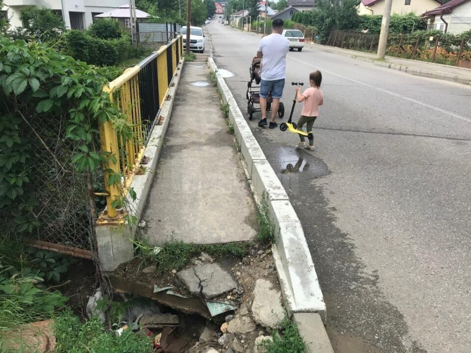 Strada Cuza Voda din municipiul Suceava