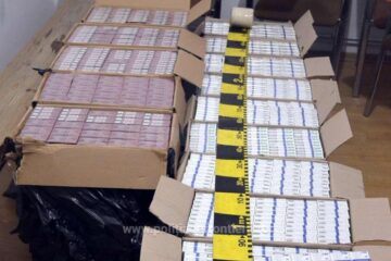 Țigările, în valoare de 81.900 de lei, au fost ridicate în vederea confiscării