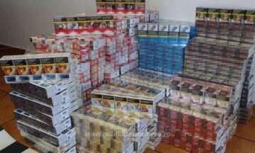 Țigări de contrabandă de aproape 40.000 de euro reținute în weekend