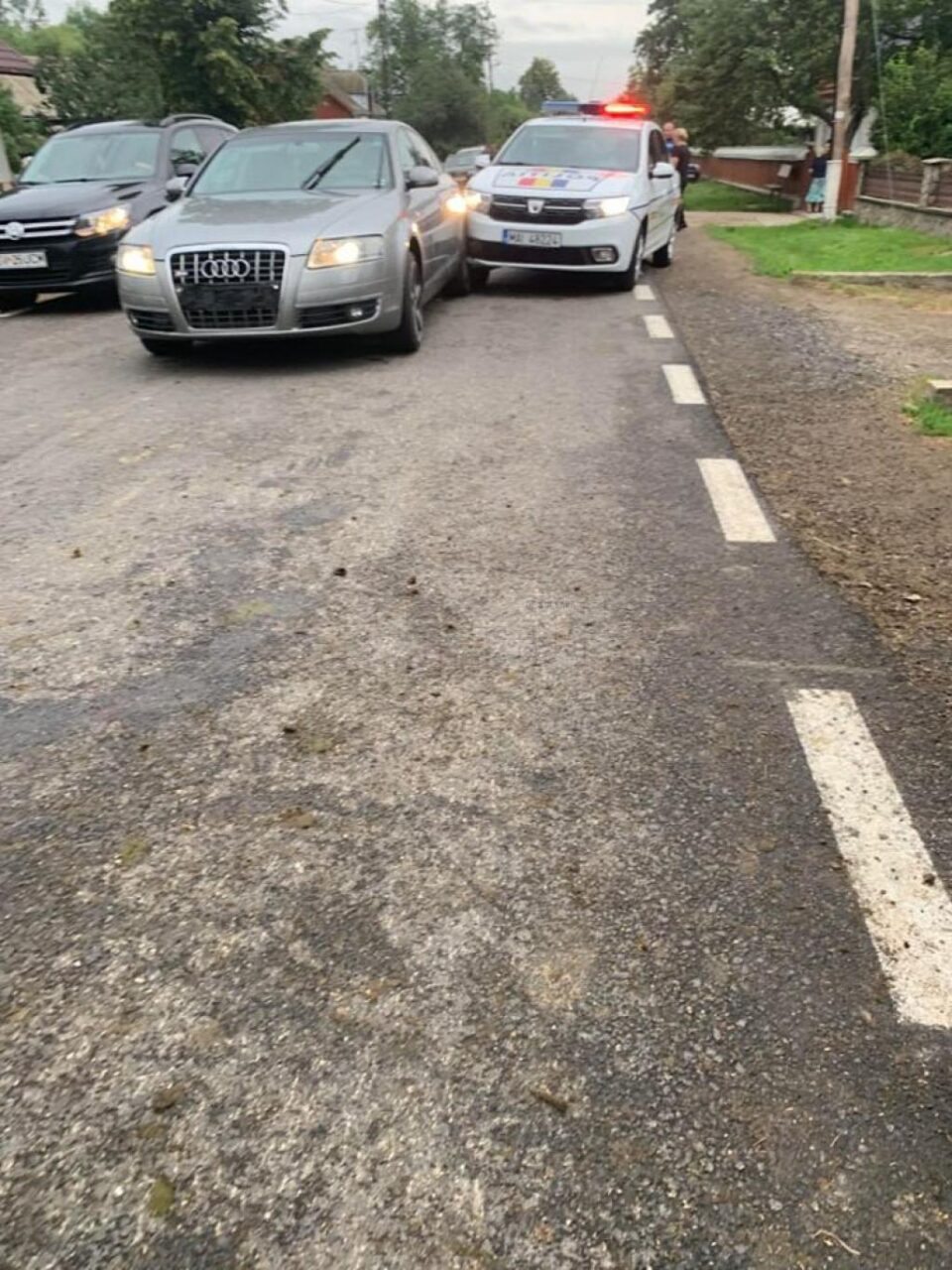 Locul în care s-a încheiat urmărirea din trafic