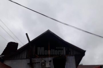 Bunurile din magazin au fost distruse de flacari in incendiul de la Gura Solcii