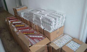Țigări de contrabandă de aproape 40.000 de euro reținute în weekend