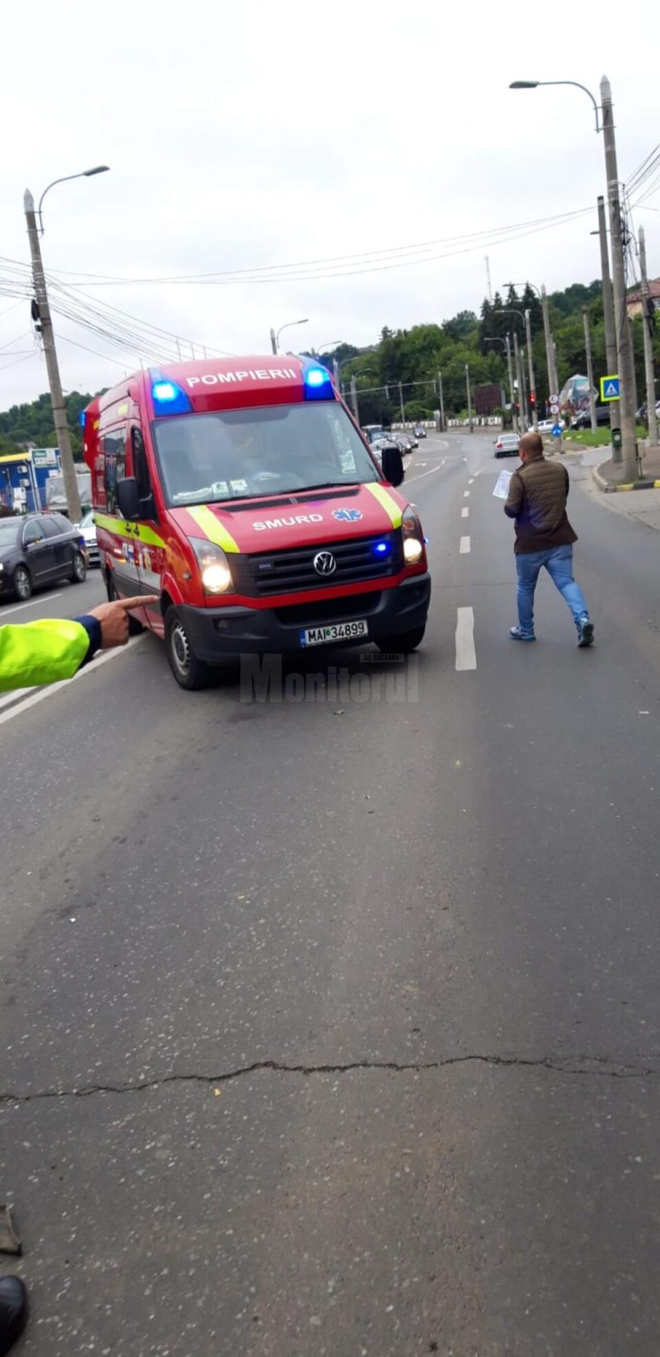 Accident pe Calea Unirii