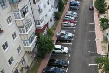 Alte patru parcări de reședință au fost reabilitate în cartierul sucevean Obcini
