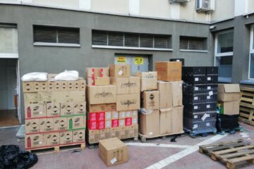 1.400 de kg de echipamente de protecție și materiale dezinfectante, donate Spitalului Județean Suceava