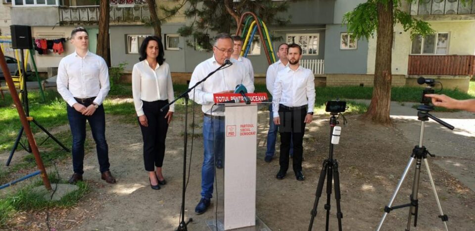Dan Ioan Cușnir și candidații PSD din cartierul Burdujeni pentru CL Suceava