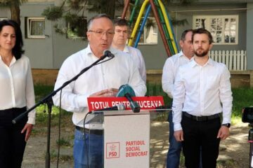 Dan Ioan Cușnir și candidații PSD din cartierul Burdujeni pentru CL Suceava