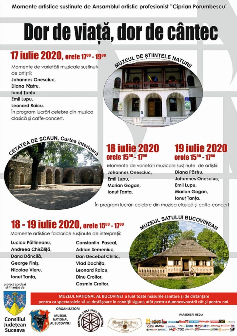 Sfârșit de săptămână cu momente artistice susținute de Ansamblul „Ciprian Porumbescu”