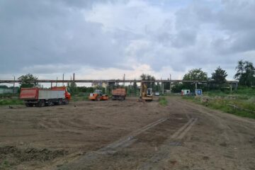 Lucrări stopate momentan la fosta Stație Petrom