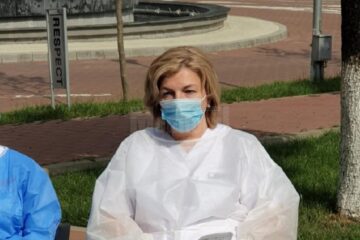 Medicul coordonator al laboratorului spitalului, dr. Roxana Filip