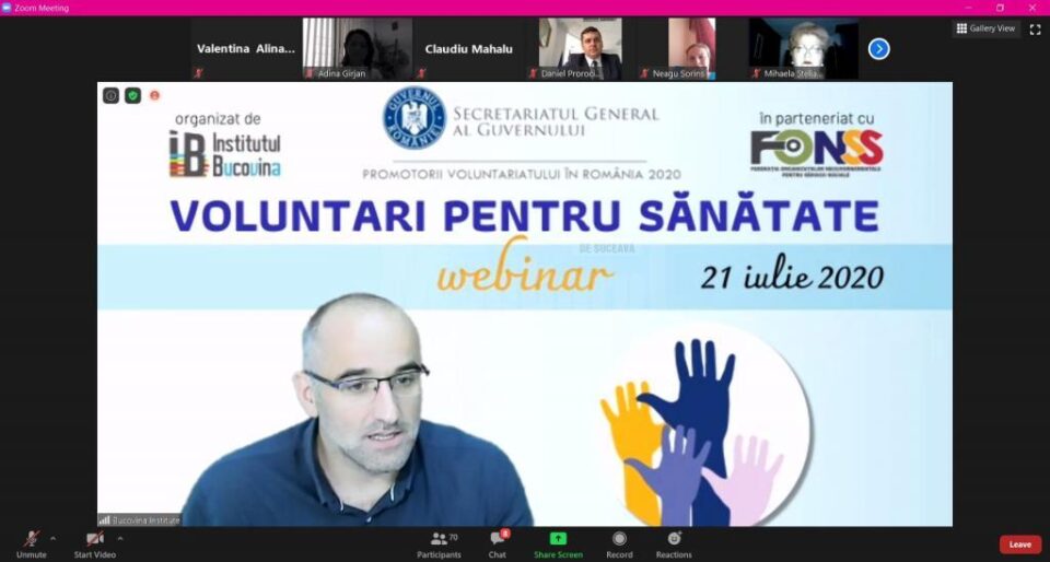 Președintele Asociației Institutul Bucovina, Petru-Vasile Gafiuc