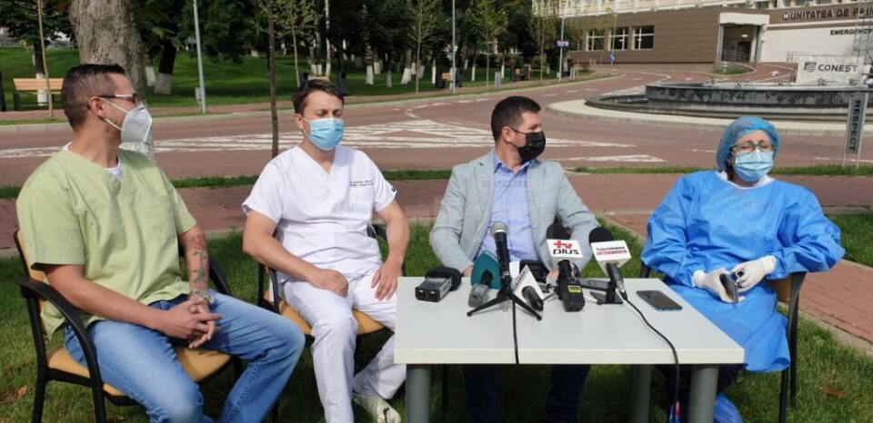 Conferița de presă de la Spitalul Județean, de miercuri
