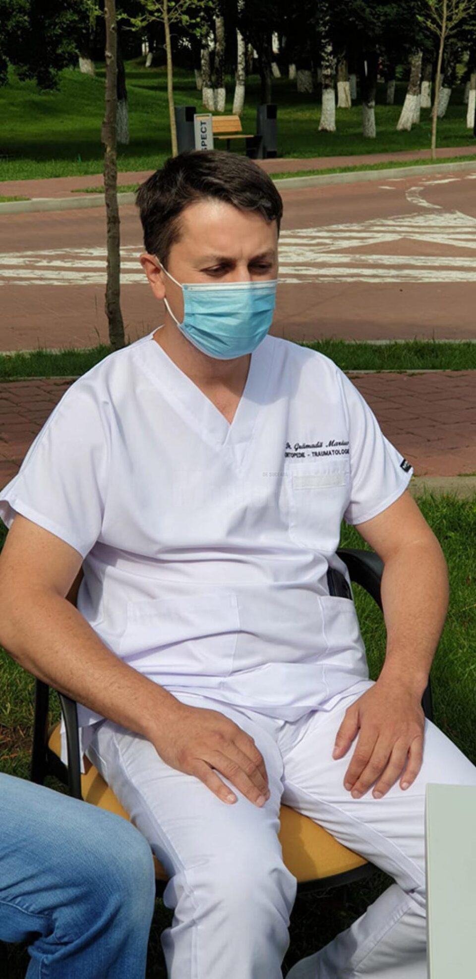 Directorul medical al Spitalului Județean, dr. Marius Grămadă