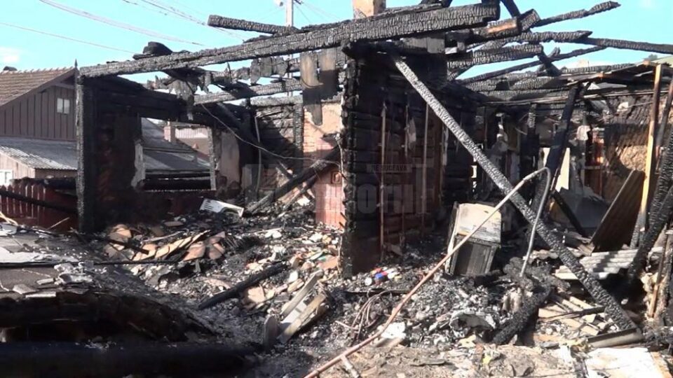 Casa în care s-a produs explozia