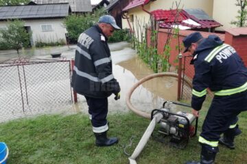 Interventie pompieri la Gura Humorului