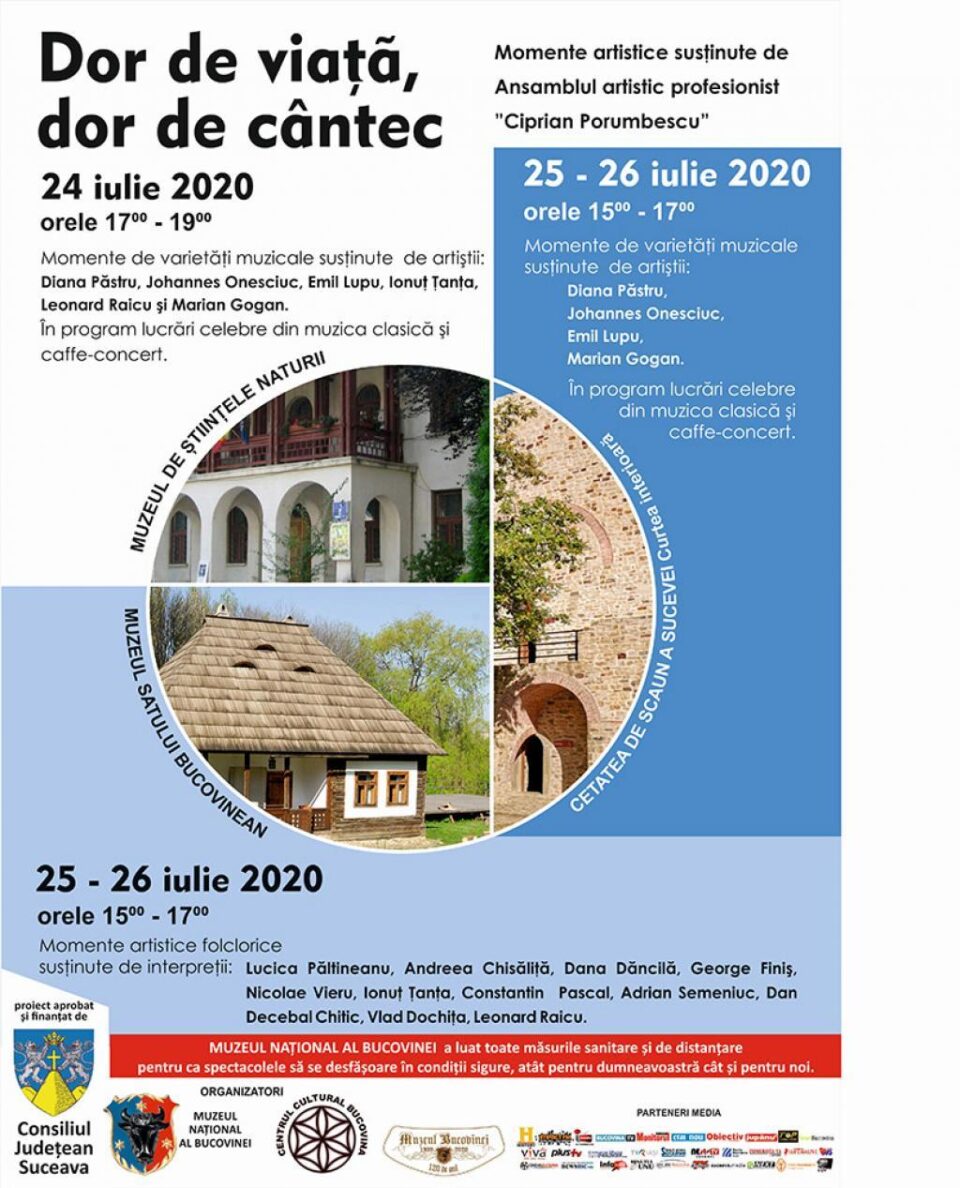 Momente artistice susținute de Ansamblul „Ciprian Porumbescu”, la final de săptămână