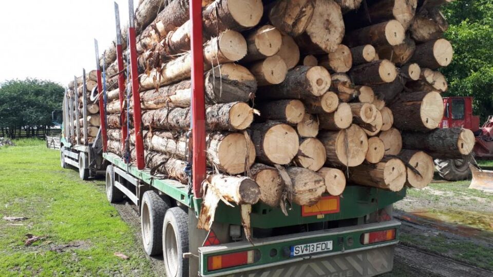 Camionul oprit la Solca