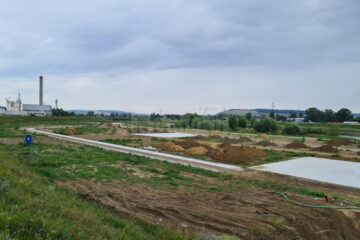 Lucrări la zona de agrement din Lunca Sucevei