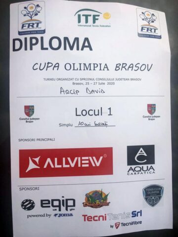 David Arcip și Teodora Sfirnaciuc, locului 1 la Cupa „Olimpia” Brașov