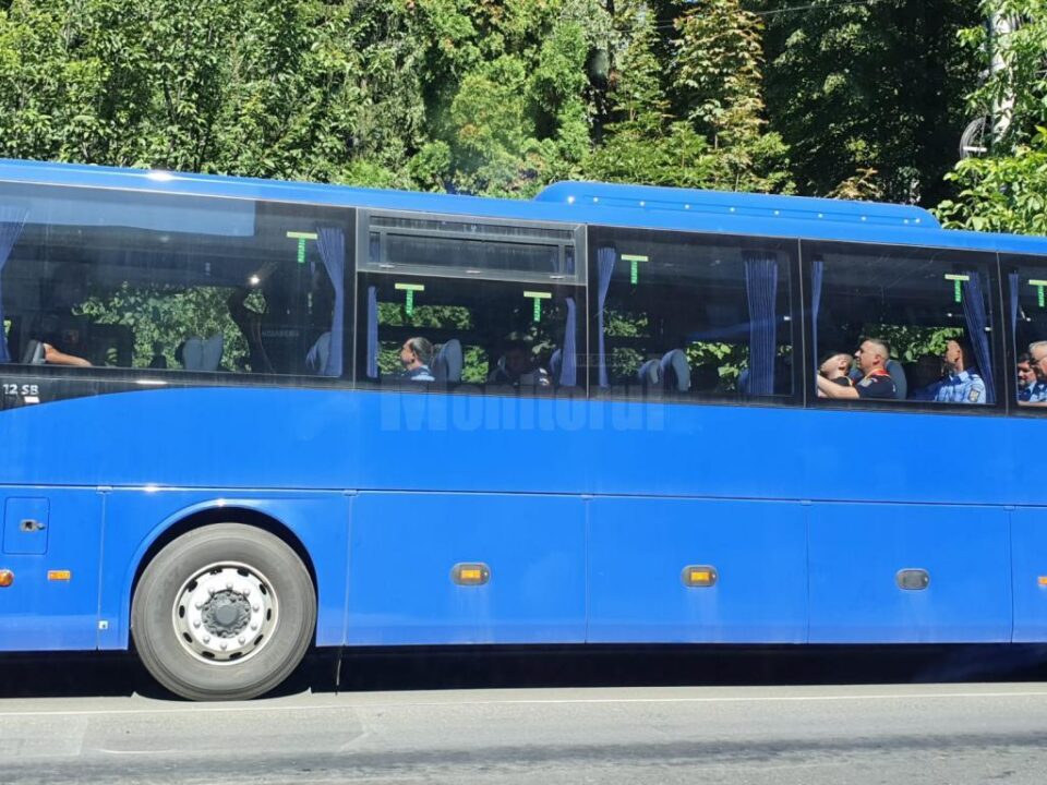 Imagine surprinsă miercuri dimineata, în apropiere de stația din centrul Suceevi