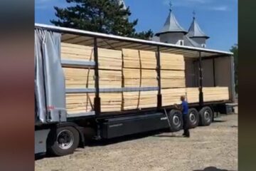 Transport ilegal, cu peste 51 de mc de cherestea, depistat la Fălticeni