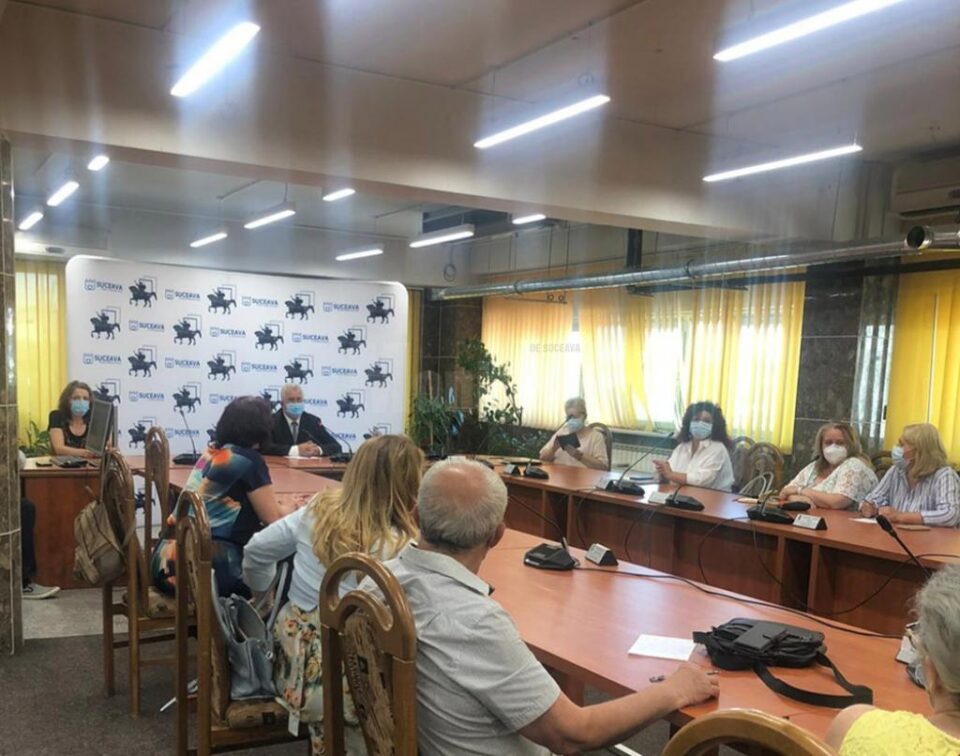 Ședința cu specialiștii în informatică de la unitățile școlare, prestatori de servicii IT și operatorii din domeniul telecomunicațiilor