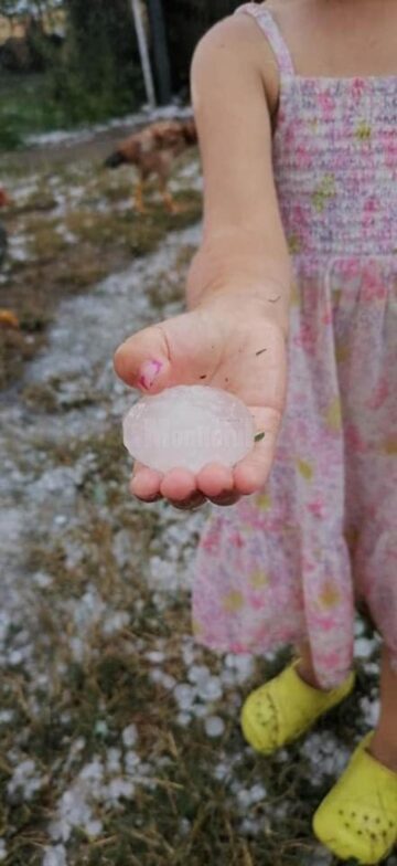 Grindina a făcut prăpăd la Dolhasca: peste o sută de acoperișuri de casă sunt afectate