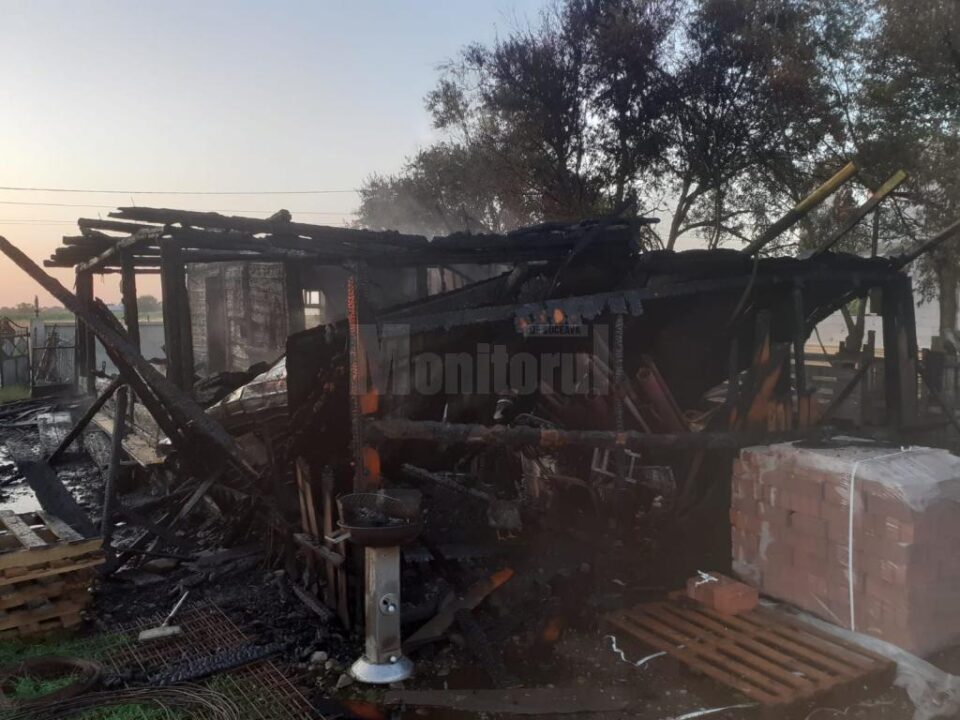 Incendiul a lasat in urma pagube importante